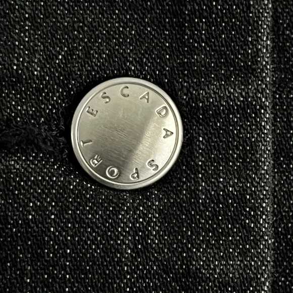 Escada Sport dark denim burnout blazer - Picture 6 of 12